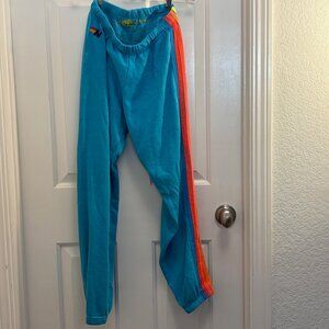 AV Aviator Nation 5 stripe sweatpants sz Med